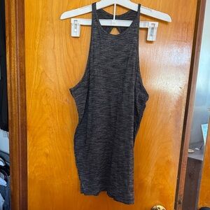 LuLulemon Sleeveless Gray halter Top with open back